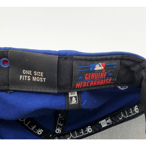 Toronto Blue Jays New Era 9FIFTY Snapback Hat Baseball Cap‎ MLB Spellout Logo - Picture 7 of 7